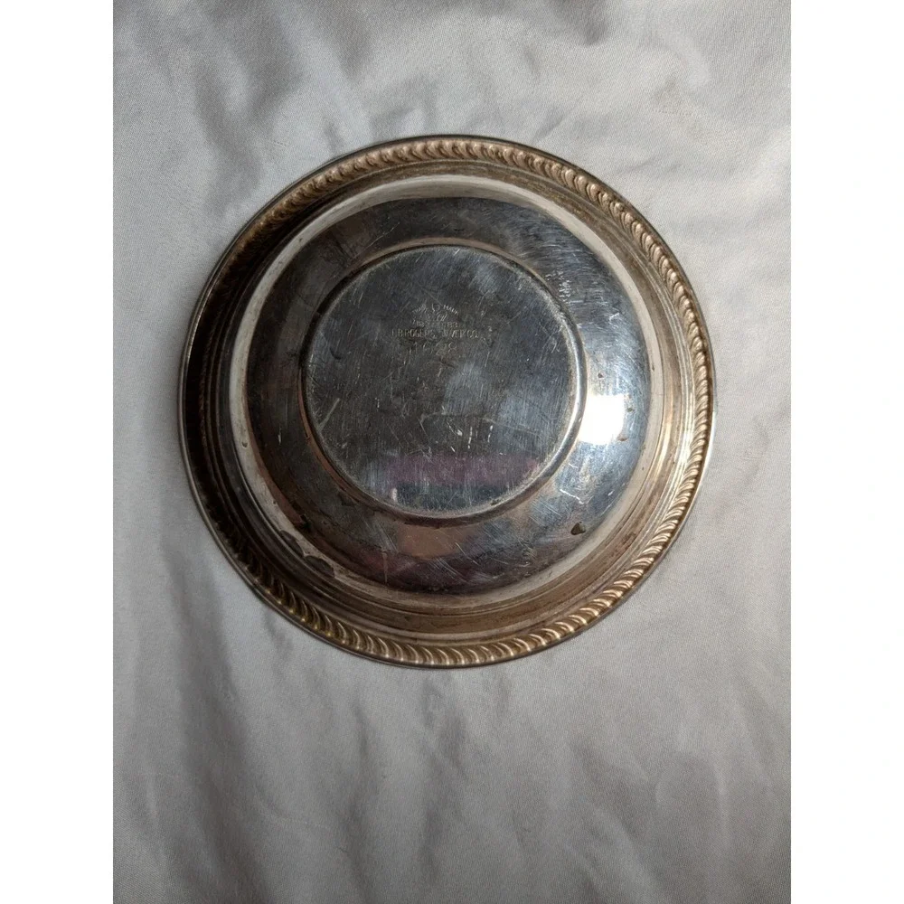 Vintage F.B. Rodgers Silver Co Trade Mark #1028 Silver Plated Bowl